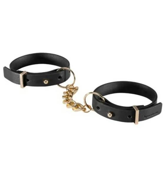 BIJOUX - INDISCRETS MAZE MENOTTES BRACELETS NOIR