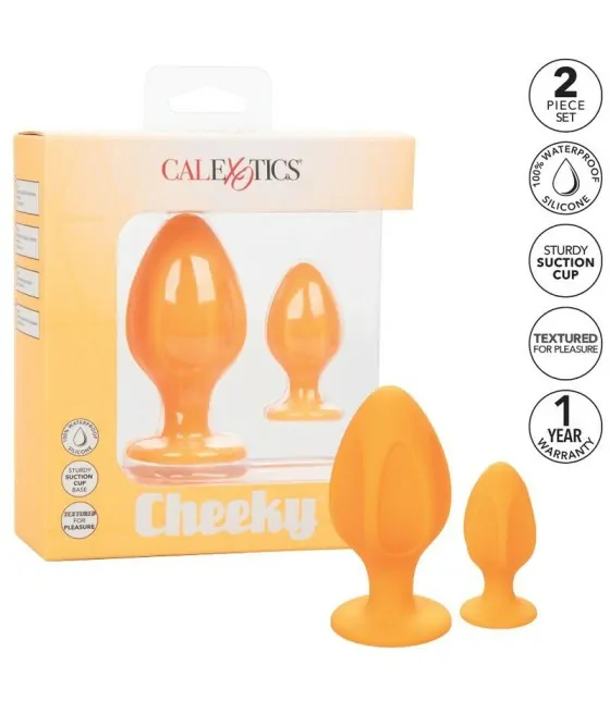 Plug anal orange Calex Cheeky