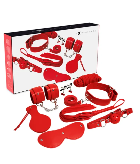 Kit BDSM Fetish série rouge