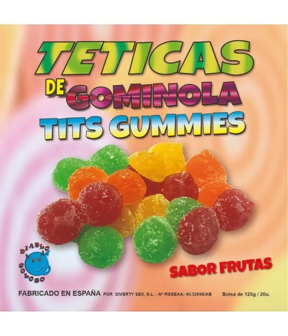 DIABLO GOLOSO - TÉTINES GOMMEUSES EN SUCRE ASSORTIES