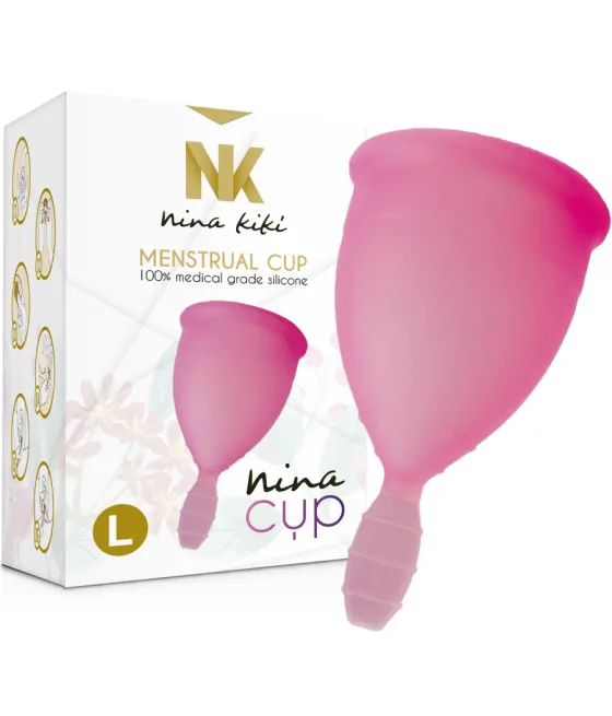 Coupe menstruelle Nina Cup - taille L rose