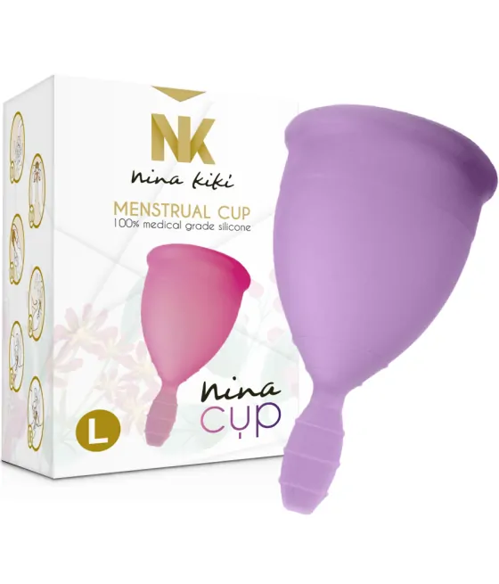 NINA KIKÍ - COUPE MENSTRUELLE VIOLET - TAILLE L