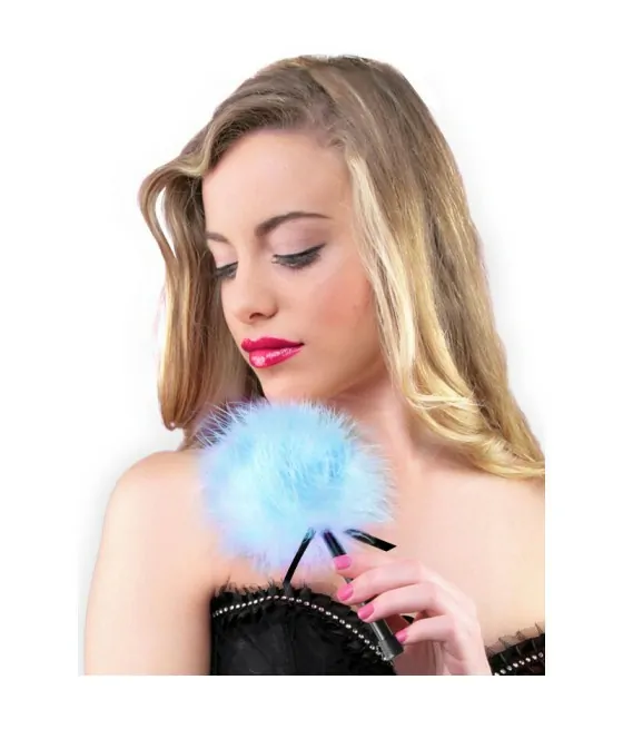 SECRETPLAY - DUSTER MARABOU BLEU CLAIR