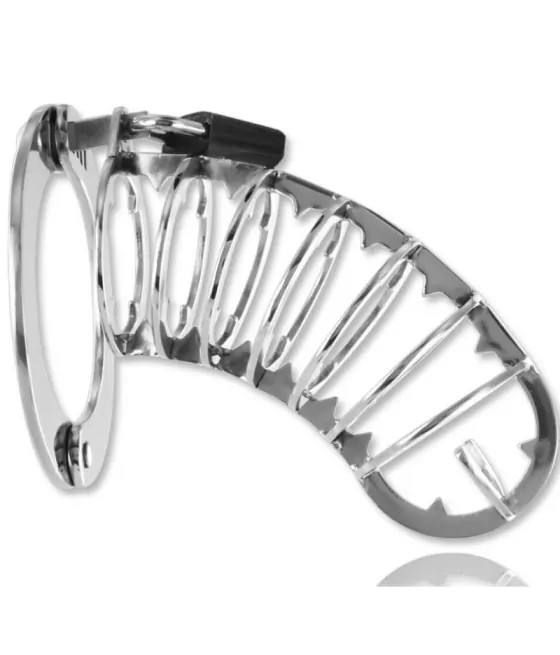 METAL HARD - CAGE  PÉNIS AVEC SERRURE DE SÉCURITÉ 14 CM