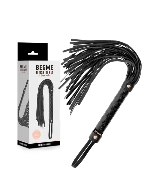 BEGME - BLACK EDITION FLOGGER EN CUIR VEGAN