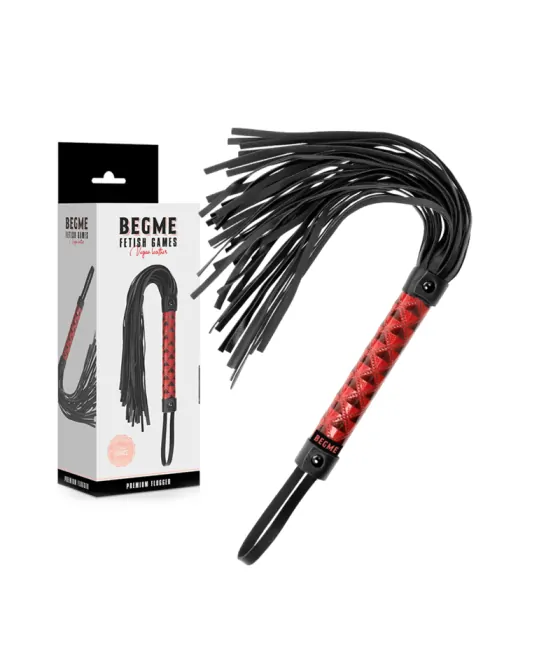 BEGME - FLOGGER EN CUIR VÉGAN ÉDITION ROUGE