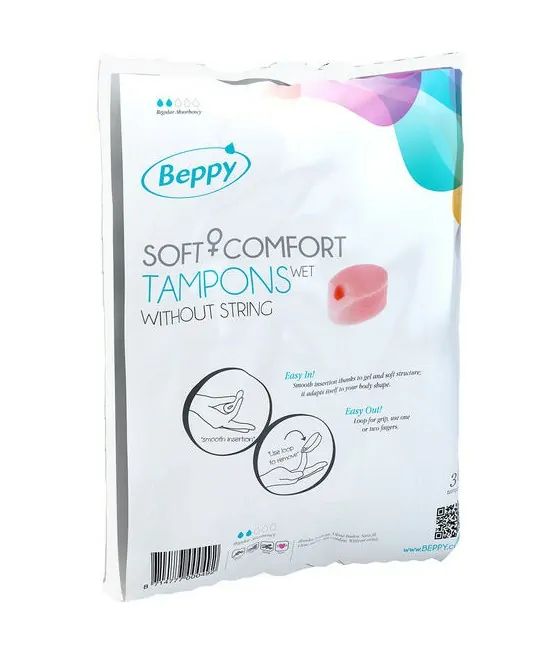 Lot de 30 tampons humides Beppy Soft Confort