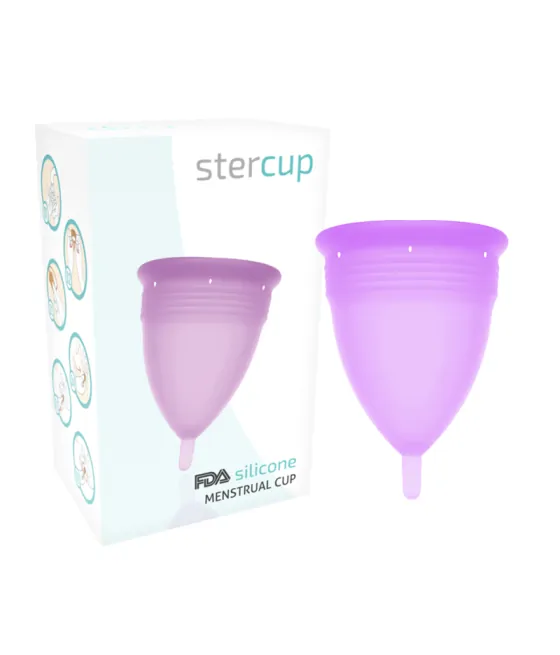 Coupelle menstruelle Stercup taille L en silicone violet - En FDA