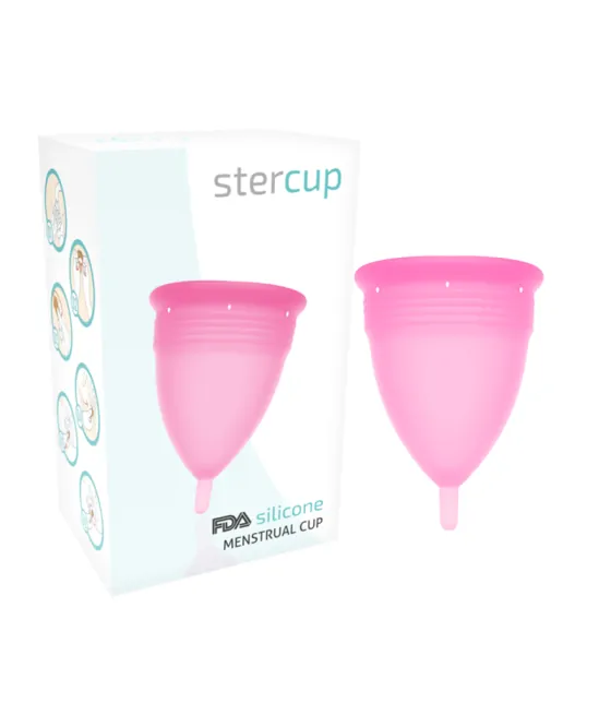 Coupelle menstruelle Stercup - taille S, rose en silicone - En FDA