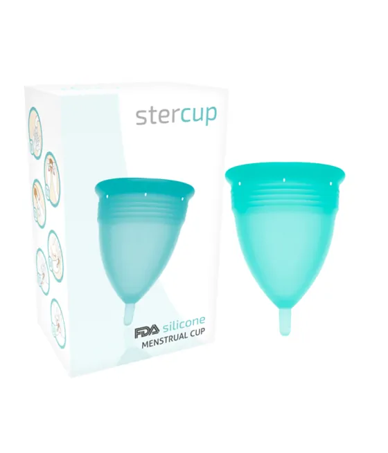 Coupelle menstruelle Stercup taille S - En silicone FDA aquamarine