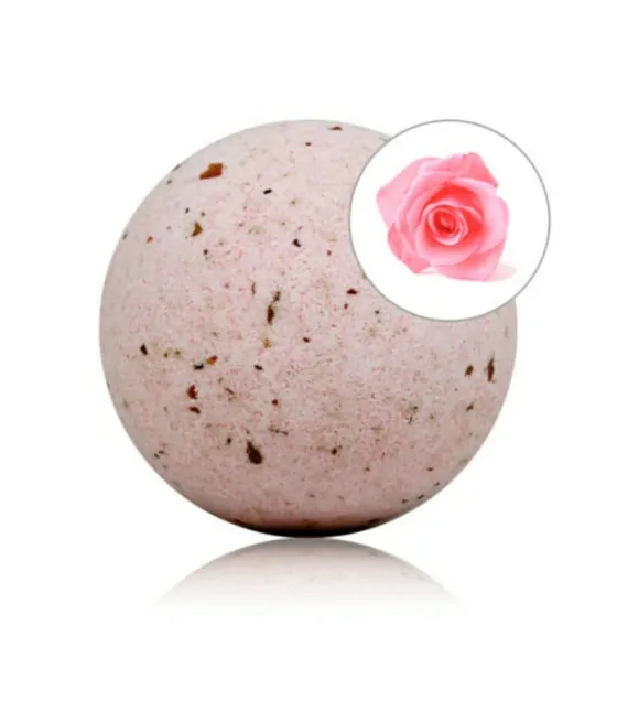Bombe de bain parfumée Taloka - Roses avec pétales de rose