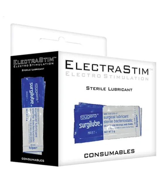 Lubrifiant stérile pour électro-stimulation (pack de sachets)