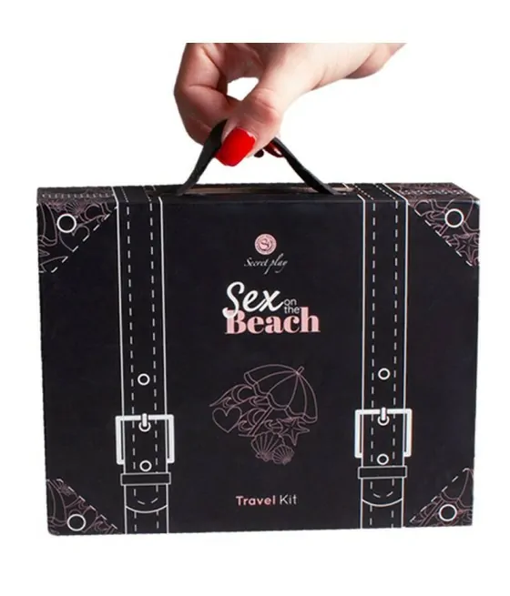 SECRETPLAY - KIT DE VOYAGE SEXE SUR LA PLAGE (ES/EN/DE/FR/NL/PT)