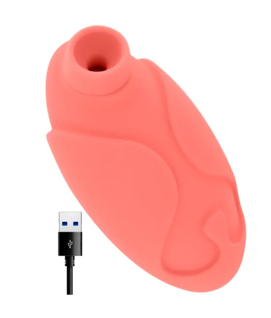 Stimulateur clitoridien à ondes - couleur corail