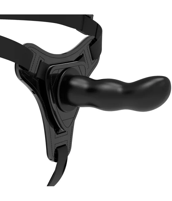 HARNAIS SOUMIS FETISH - POINT G EN SILICONE NOIR 16 CM