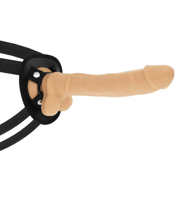 Harnais Cock Miller avec godemichet en silicone articulé de 24 cm