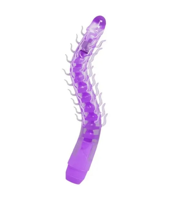 Dildo vibrant flexible Sensual Spine - 23,5 cm violet