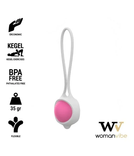 WOMANVIBE - KEISY I BALL GEISHA SILICONE - ROSE