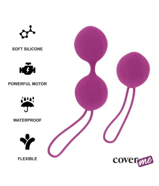 Kit d'exercices de Kegel violets CoverMe