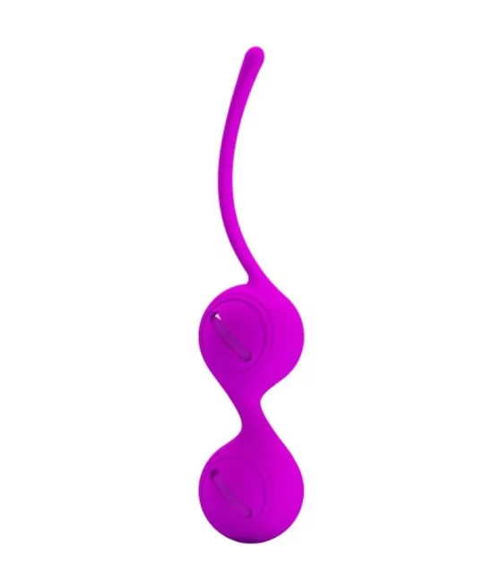Boules de Kegel Pretty Love - renforcement musculaire vaginal violet