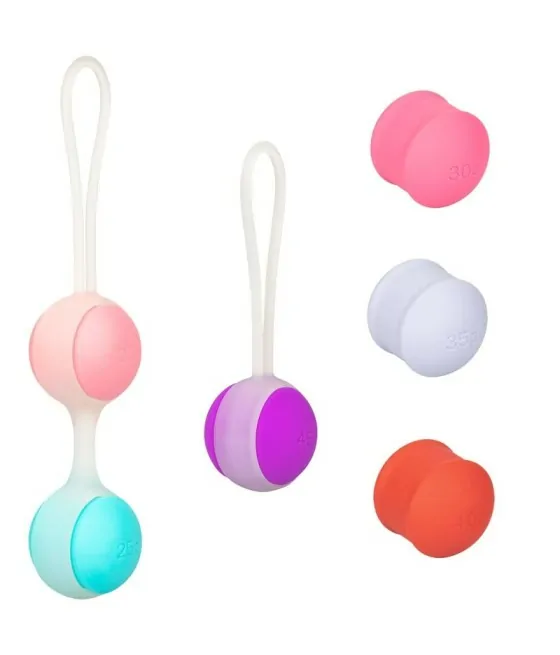 CALEXOTICS - ELLE-OLOGIE ENSEMBLE BOLAS KEGEL INTERCAMBIABLES