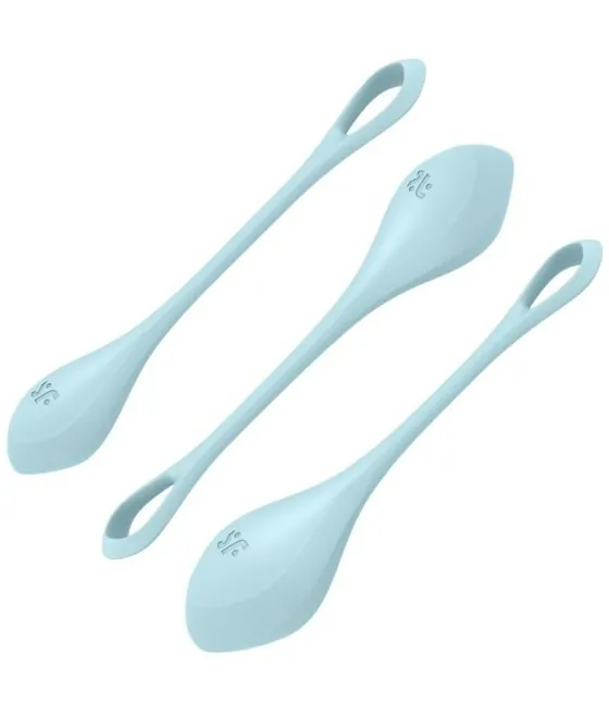 SATISFYER - ENSEMBLE ENTRAÎNEMENT YONI POWER 2 BLEU