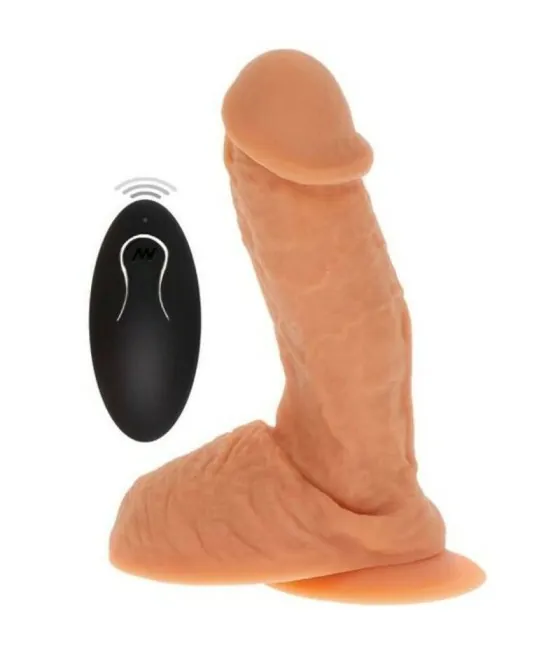 Dildo vibrant en silicone réaliste "Get Real - peau