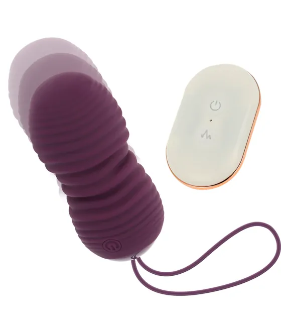 Oeuf vibrant télécommandé - 7 modes de vibration - violet