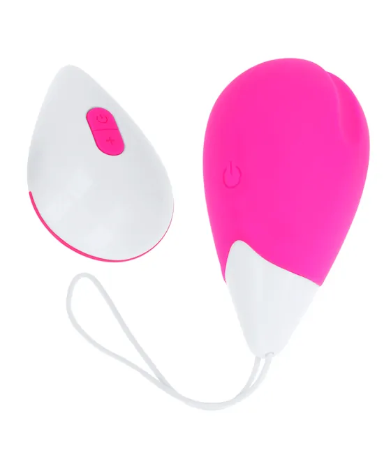 Oeuf vibrant Oh Mama - 10 modes de vibration - rose et blanc