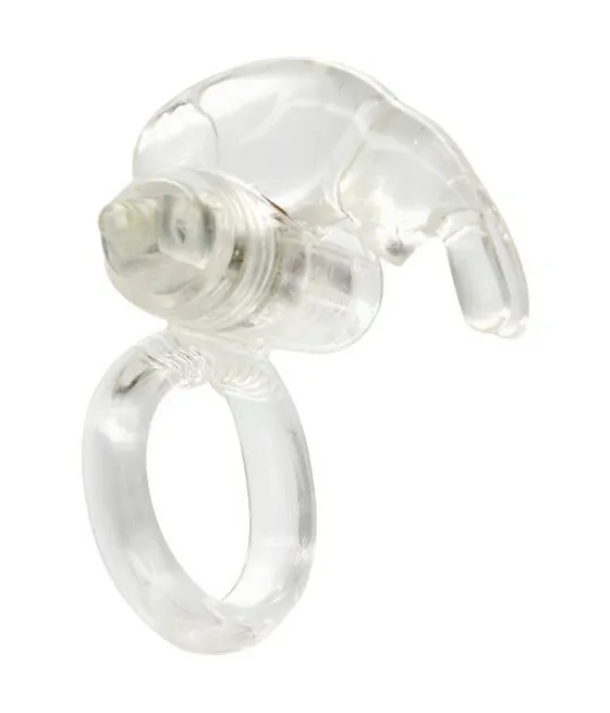 SEVEN CREATIONS - ANNEAU VIBRATEUR EN SILICONE TRANSPARENT