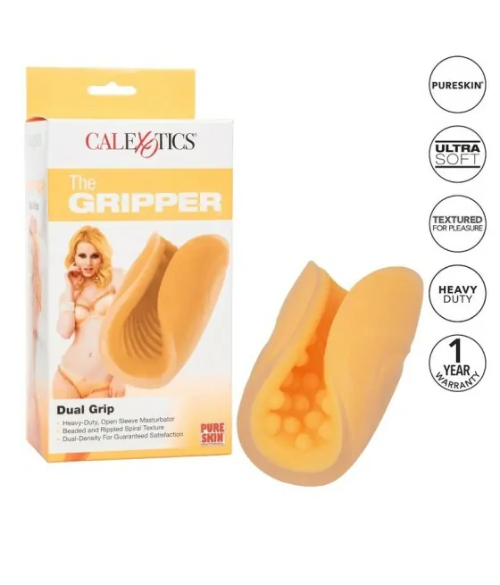 CALEXOTICS - MASTURBATEUR GRIP PERLÉ ORANGE