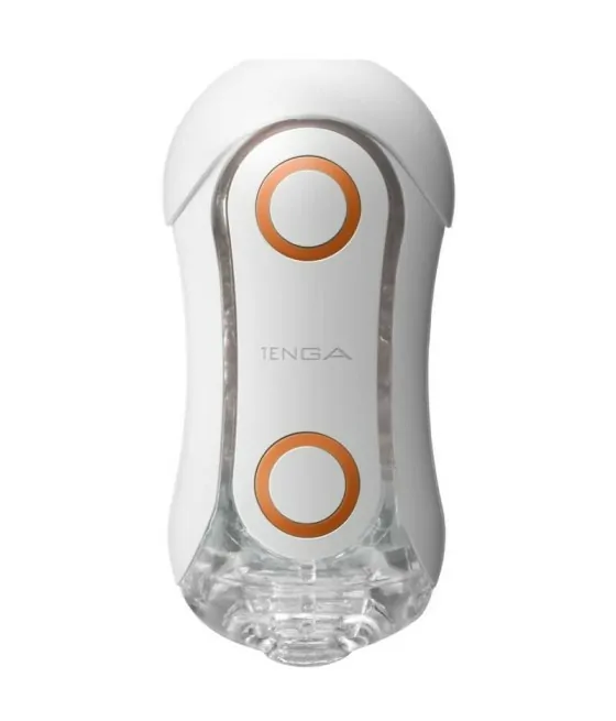 TENGA - MASTURBATEUR FLIP ORB STRONG CRASH BLANC ET ORANGE