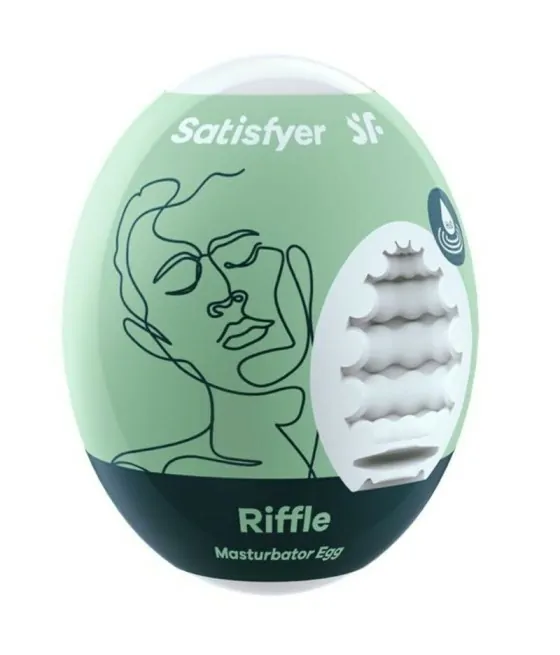 SATISFYER - OEUF DE MASTURBATEUR RIFFLE