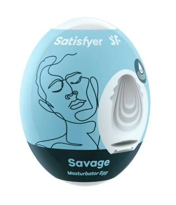 SATISFYER - OEUF DE MASTURBATEUR SAVAGE