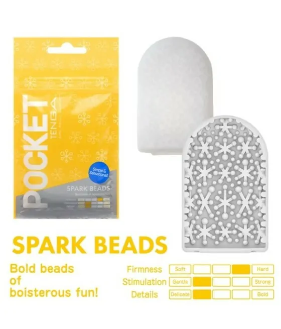 TENGA - MASTURBATEUR DE POCHE SPARK BEARDS