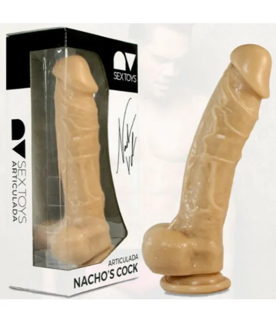Réplique de pénis articulé Nacho Vidal 24cm