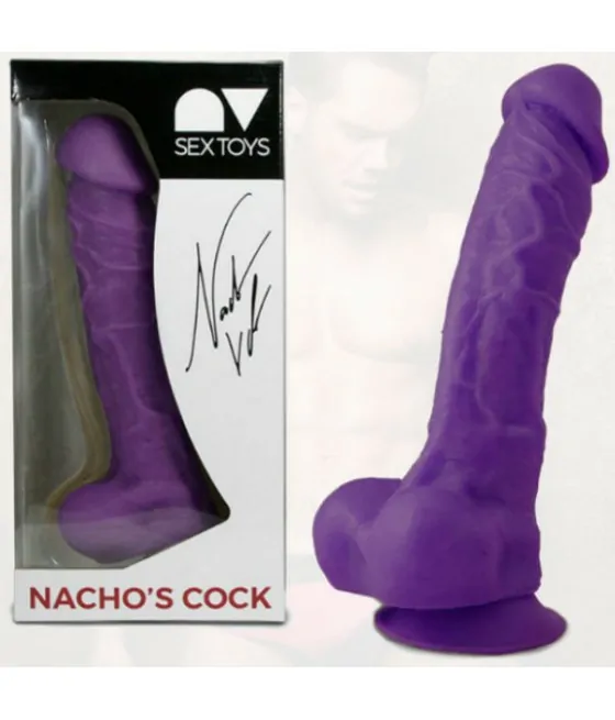 Réplique du pénis de Nacho Vidal 24cm - couleur lilas