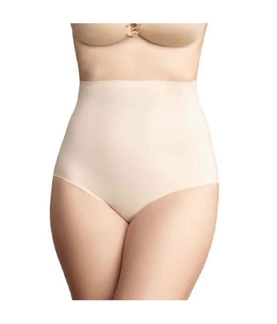 BYE-BRA - CULOTTE HAUTE AVEC REMBOURRAGE DES FESSES TAILLE L