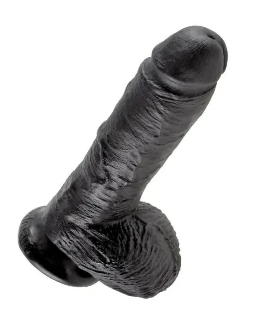 Godemichet réaliste King Cock 8" noir 20.3cm