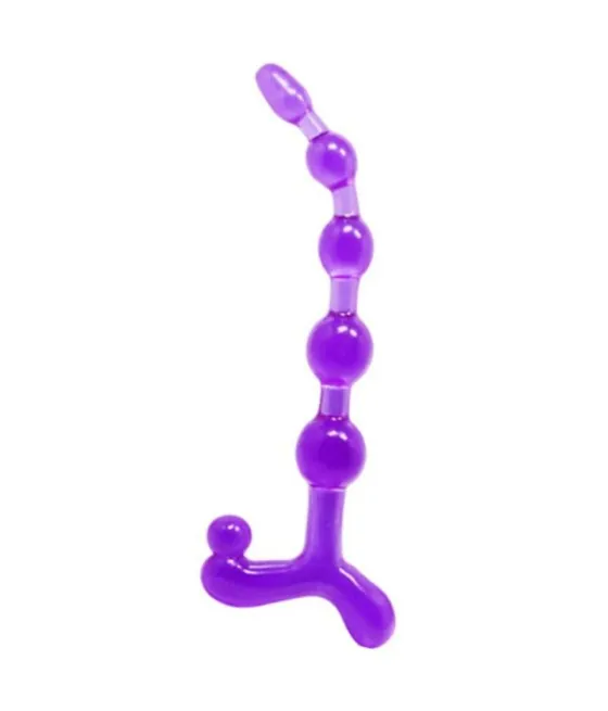 Boules anales flexibles violettes