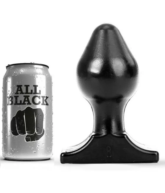 ALL BLACK - PLUG ANAL 16X8 CM