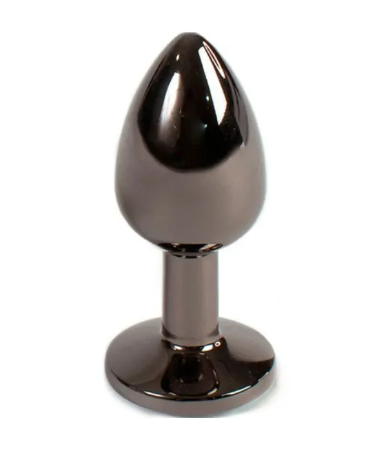 SECRETPLAY - PLUG ANAL EN GUNMETAL PETITE TAILLE 7 CM