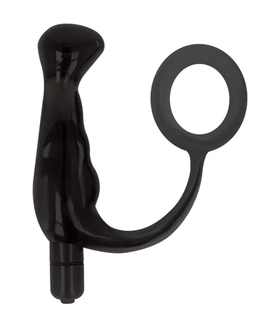 Vibrateur prostatique noir 10 cm - Addicted Toys