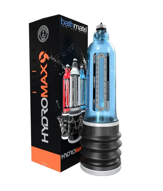 Pompe à pénis Hydromax X40 - Bleu brillant