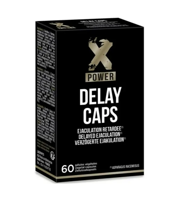Capsules retardantes d'éjaculation XPower Delay - 60 capsules
