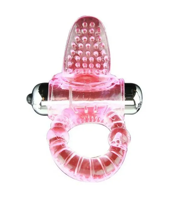 BAILE - ANNEAU PÉNIS VIBRATEUR ROSE SWEET ABS 10 RYTHMES