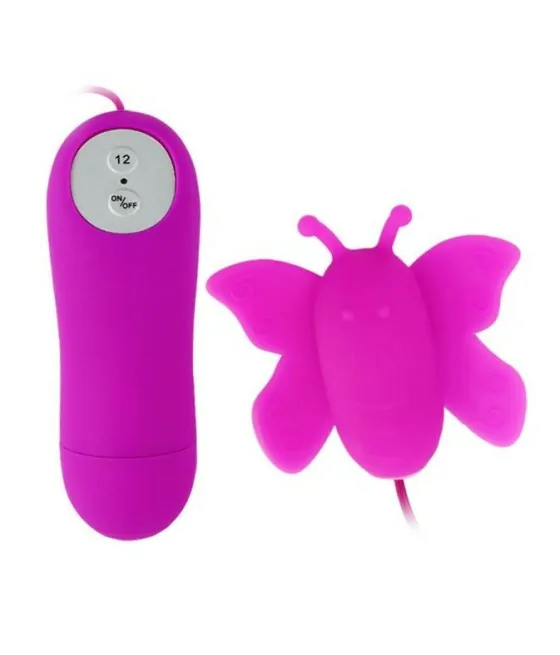 BAILE - LOVE EGGS STIMULATEUR DE CLITORIS PAPILLON 12 VITESSES TÉLÉCOMMANDE LILAS