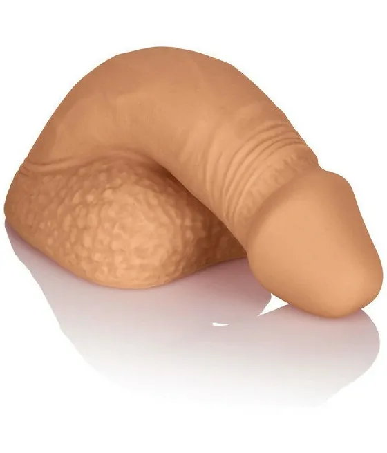 Emballage en silicone pour pénis Calex - 12.75 cm caramel