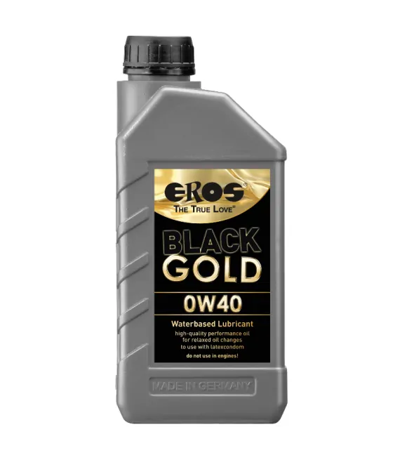 Lubrifiant à base d'eau Eros Black Gold 0W40 - 1000ml