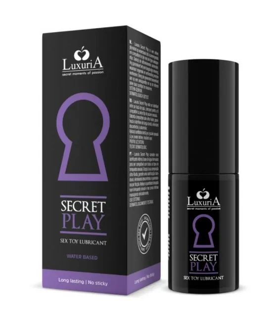Lubrifiant pour sex toys Luxuria Secret Play 30 ml
